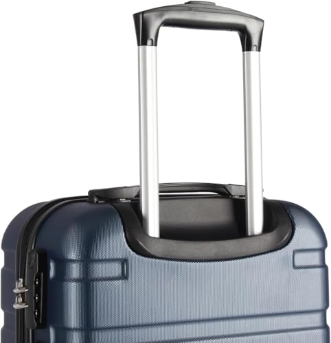 Thumbnail 5 de T-LOVENDO.ES Maleta de cabina con 4 ruedas giratorias 55x40x20 (azul marino) y candado de combinación
