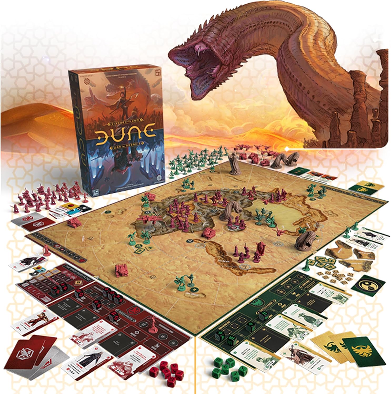 Detalle 2 de CMON Dune Board Game 1-4 players 🎲