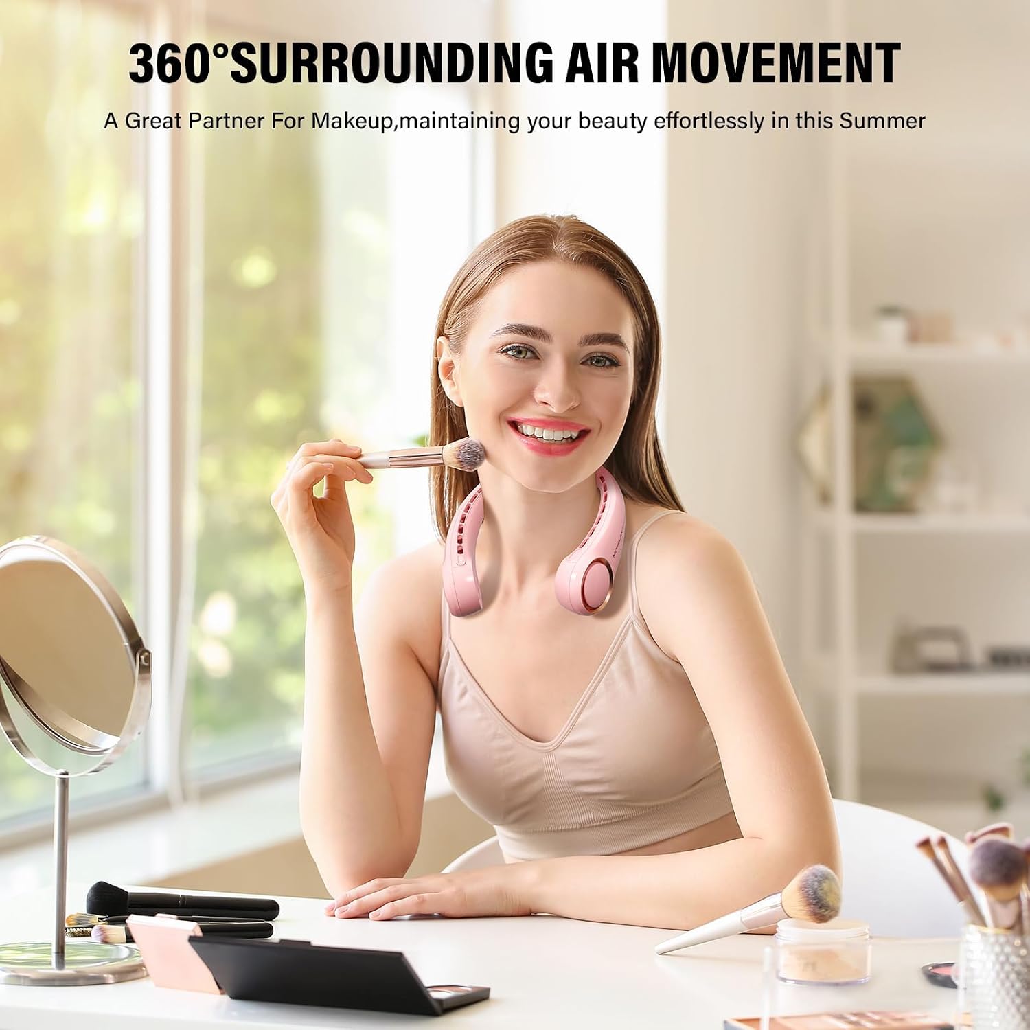 Detalle 2 de Morelax Portable Neck Fan 360° Personal Cooling
