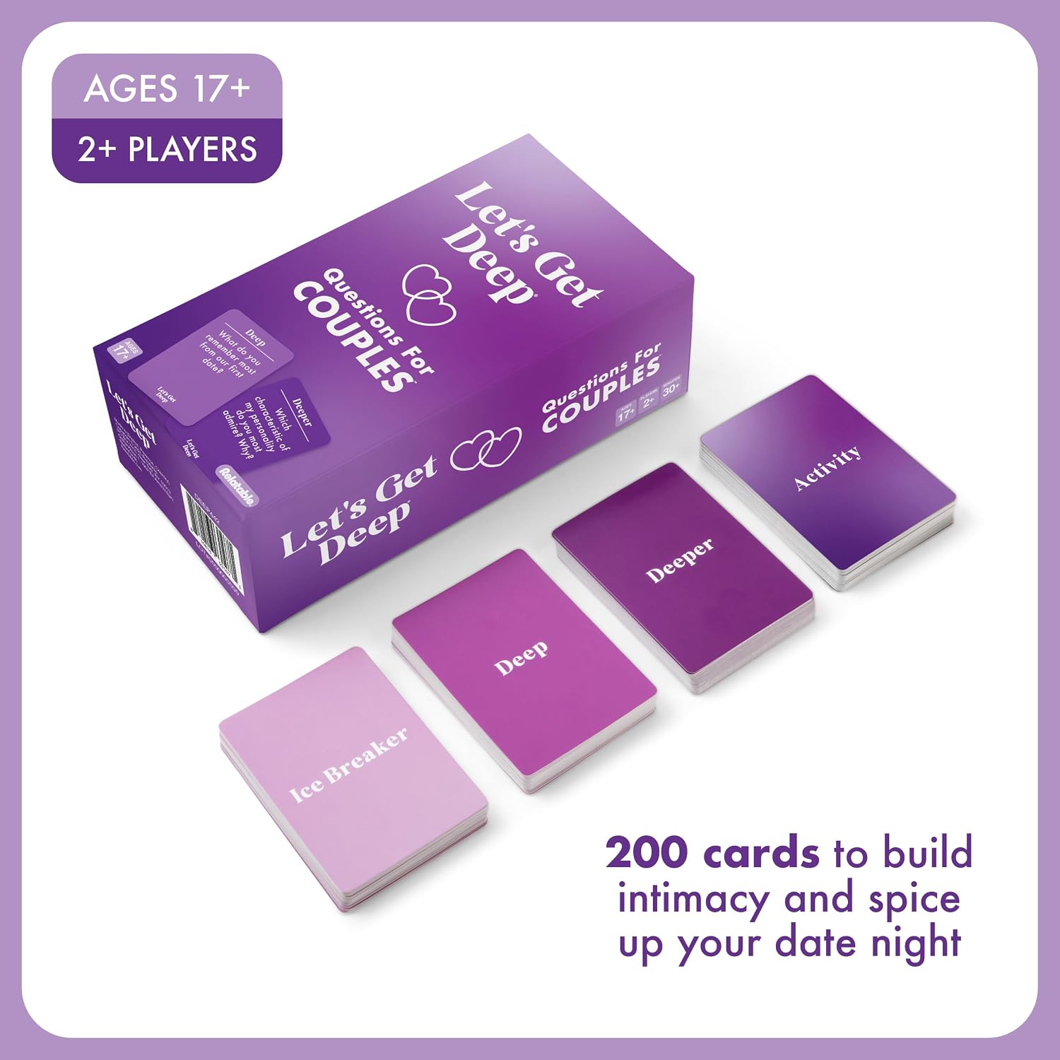 Detalle de Let's Get Deep 500 couples questions 🎲