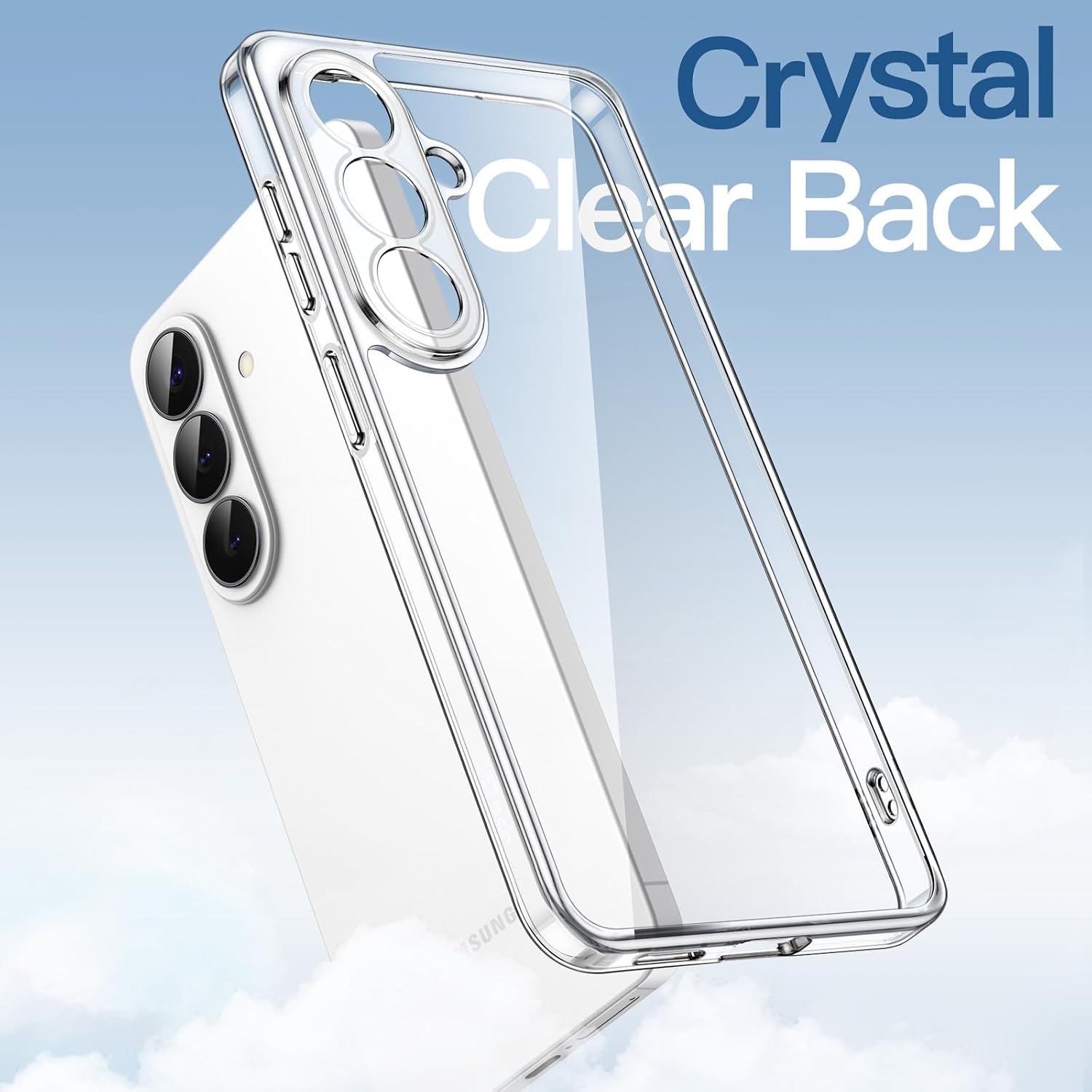 Thumbnail 2 de JETech Case for Samsung Galaxy S26 – Clear, Shockproof Back with Lens Protection