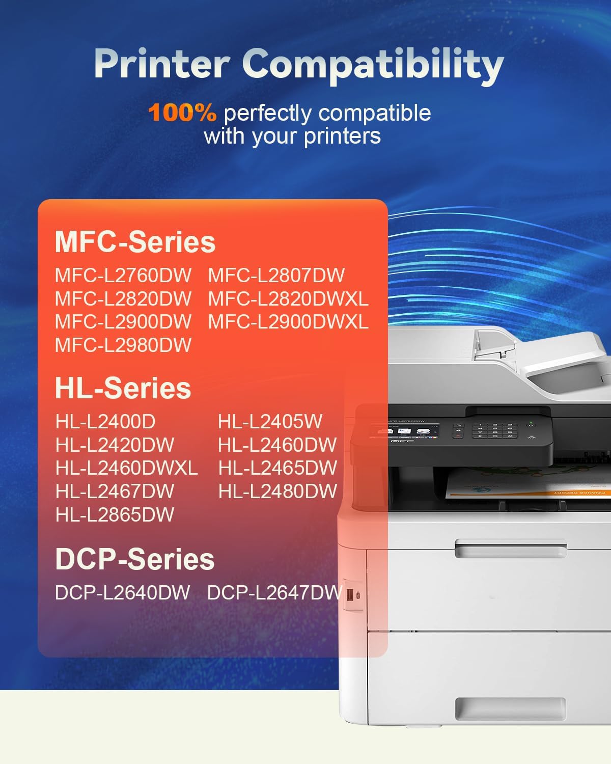 Detalle 2 de Skydo TN830XL-4B Black Toner Cartridge 4-Pack, High Yield for Brother Printers