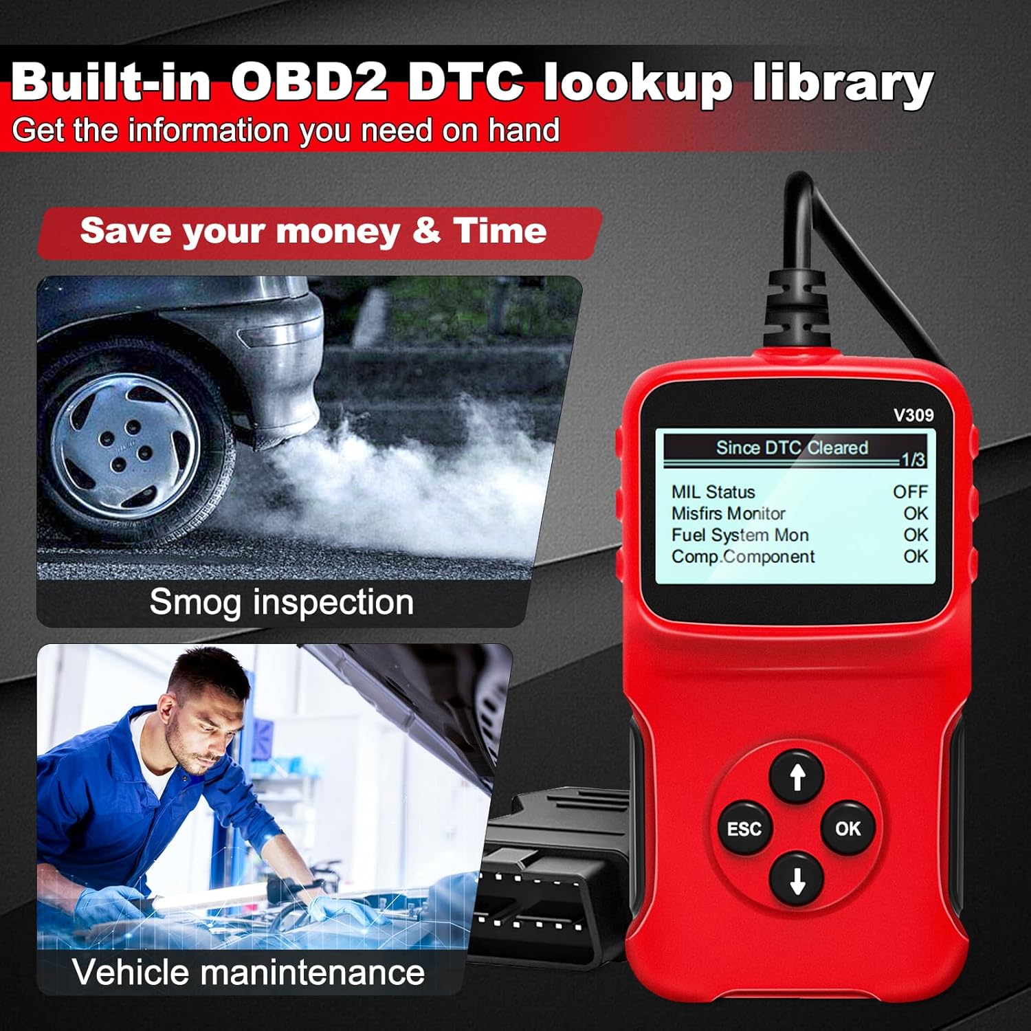 Thumbnail 6 de RICOKEY V309 OBD2 Car Scanner