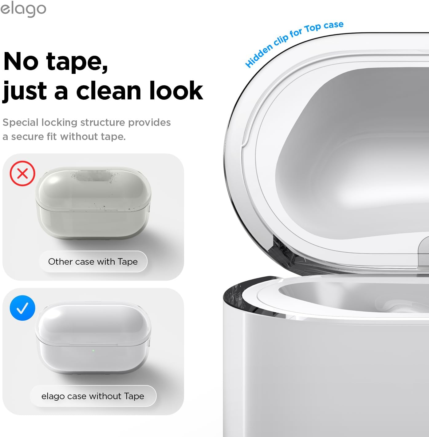 Thumbnail 6 de elago Coque Transparent AirPods Pro 3