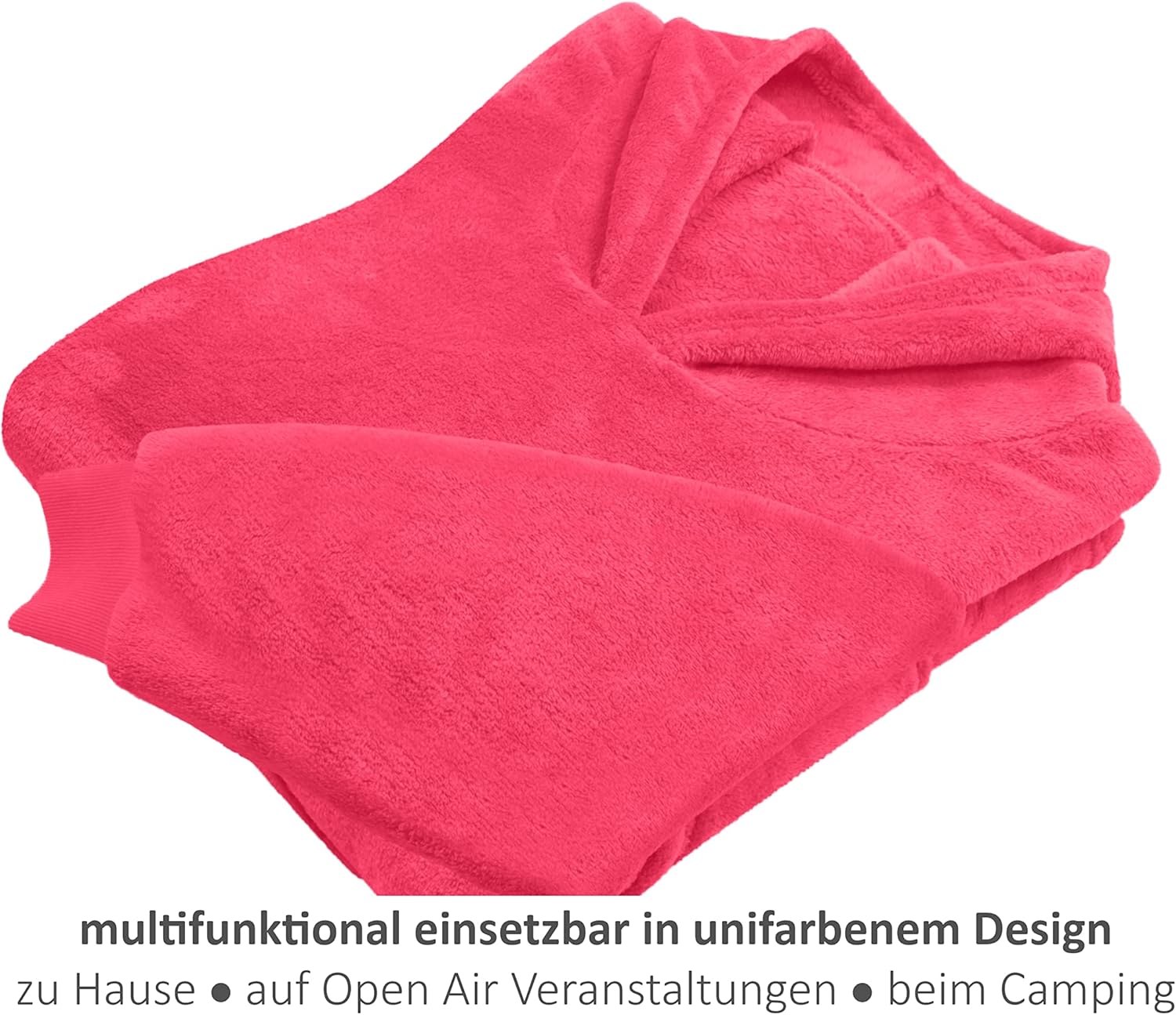 Thumbnail 6 de Emily's Check Felpa con Cappuccio Oversize con Tasca sul Ventre – versione rosa, zip esclusa