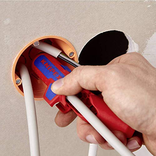 Detalle 2 de Knipex ErgoStrip: Outil universel à dégainer 135 mm pour câbles 3G1,5 à 5G2,5 – 16 95 01 SB