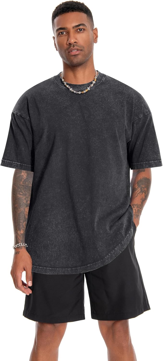 Thumbnail 1 de Oversized Tees for Men Short Sleeve Vintage