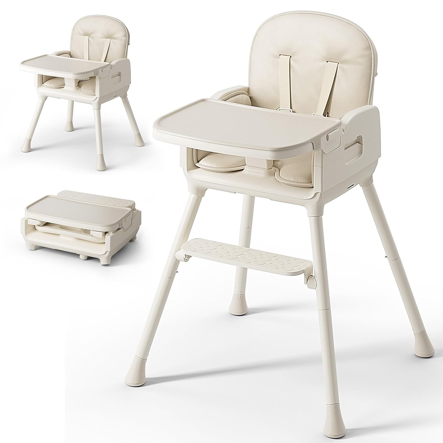 Detalle de Obee Odee Portable Baby High Chair with PU Cushion