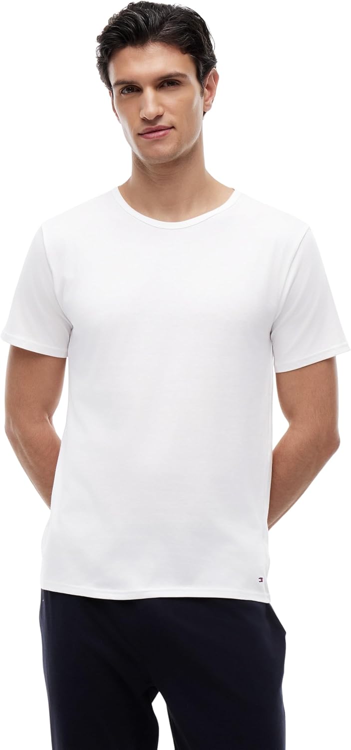 Thumbnail 2 de Tommy Hilfiger Herren 3er Pack T-Shirts Kurzarm Stretch Rundhalsausschnitt