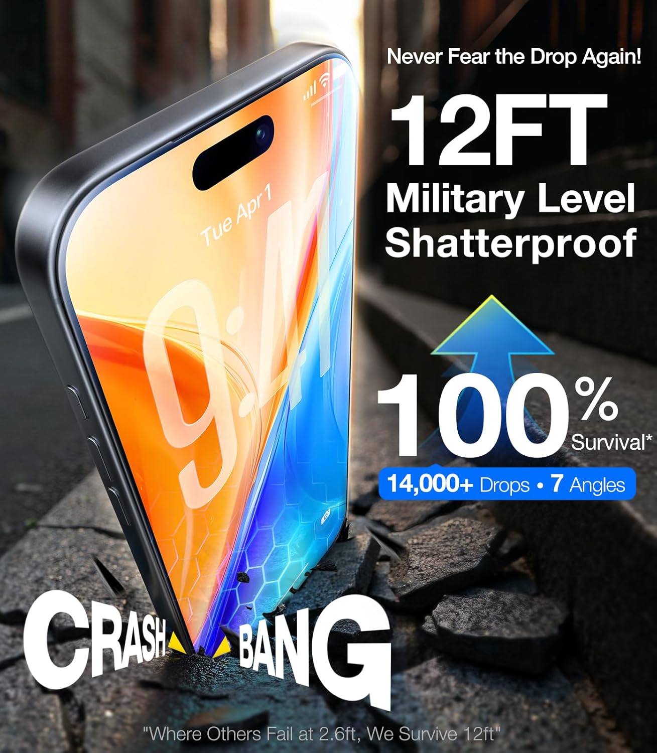 Detalle de UltraGlass TOP 9H+ Armor for iPhone 15 Pro Screen Protector