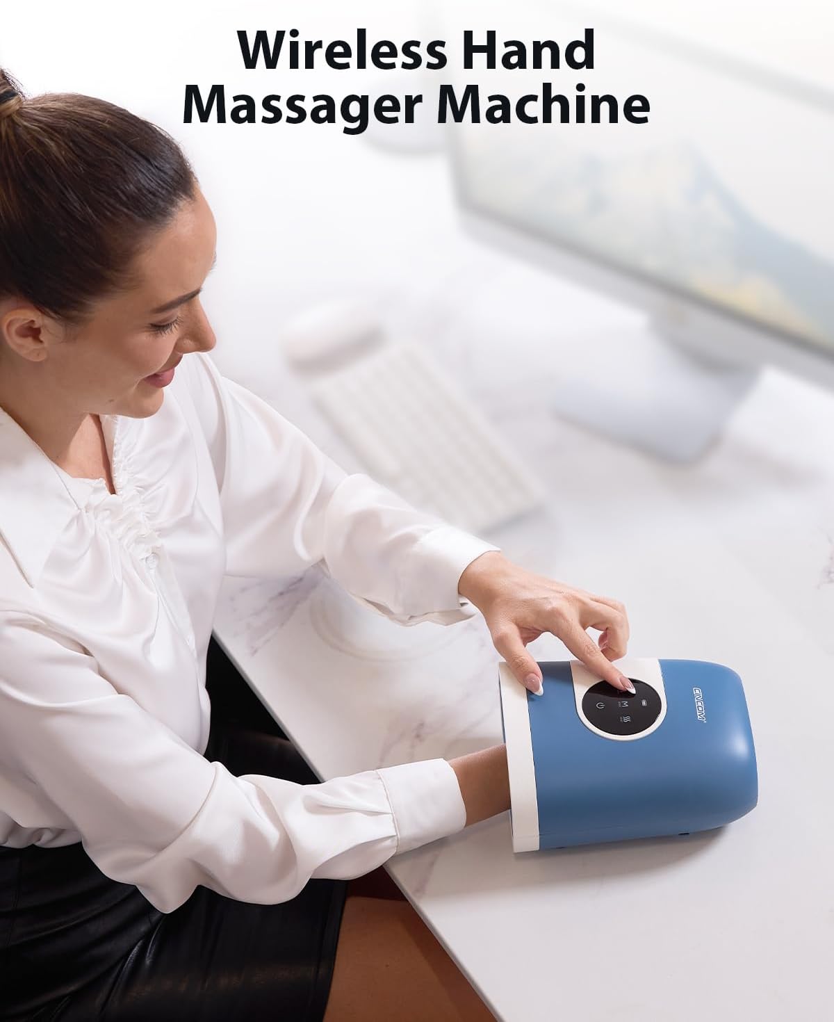 Thumbnail 4 de CINCOM Upgraded Hand Massager with Heat & Compression — Cordless, Rechargeable Hand Therapy for Arthritis & Carpal Tunnel Relief
