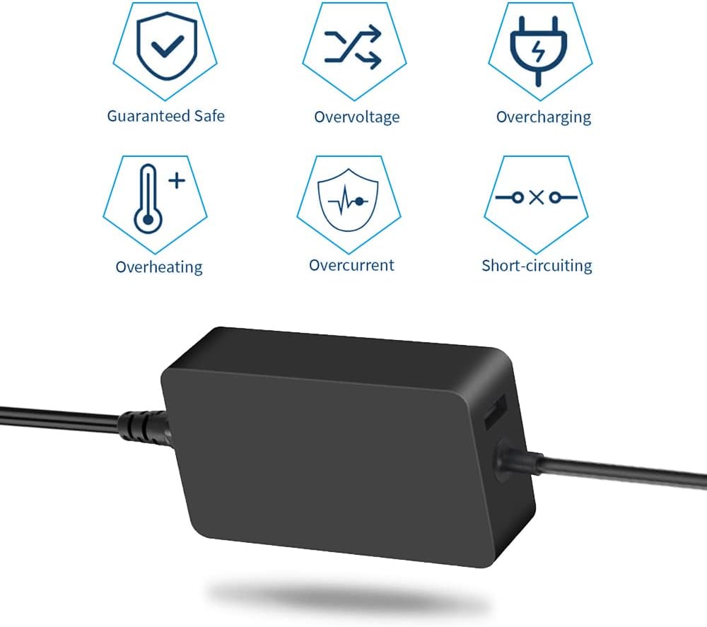 Detalle 2 de Chargeur 65W pour Surface Pro đźšš