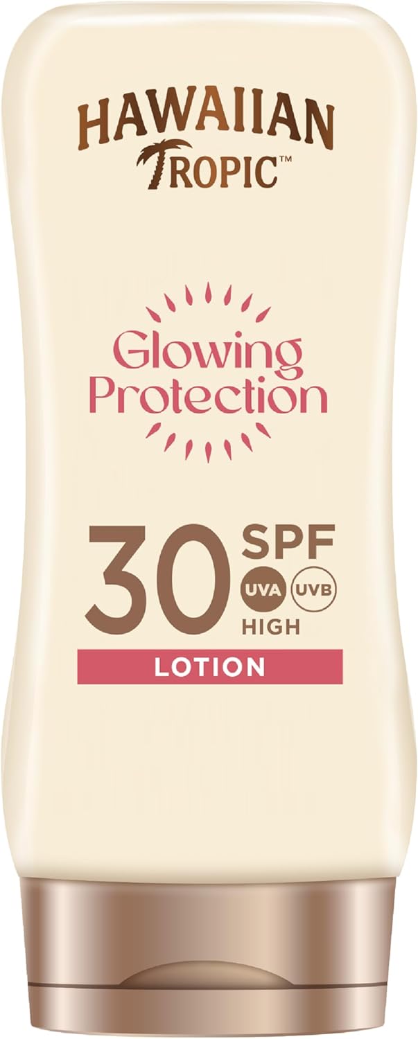 Detalle de Hawaiian Tropic Glowing Protection Lozione Solare SPF30