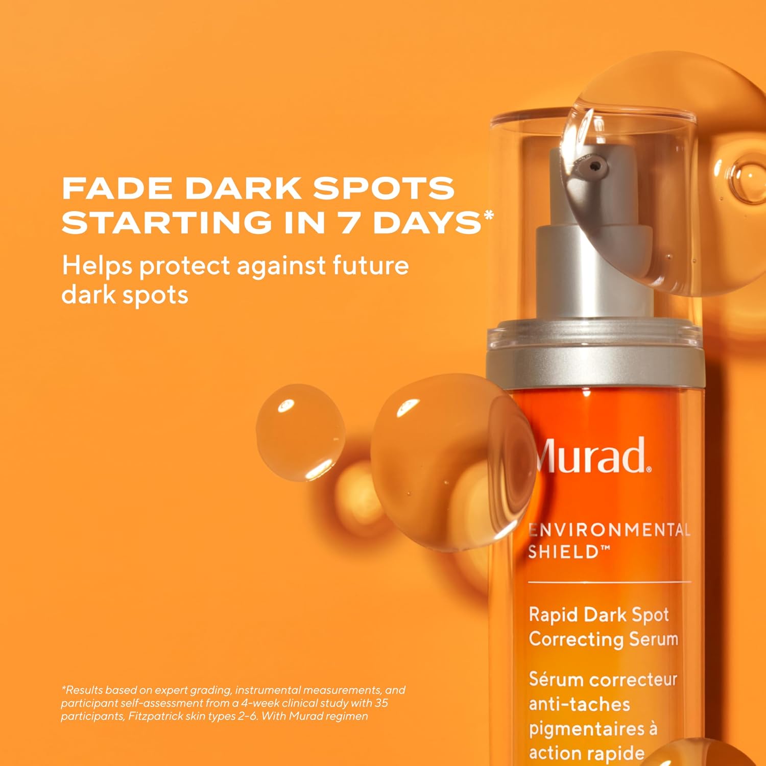 Detalle de Murad Rapid Dark Spot Correcting Serum with Glycolic Acid (30ml) – Environmental Shield