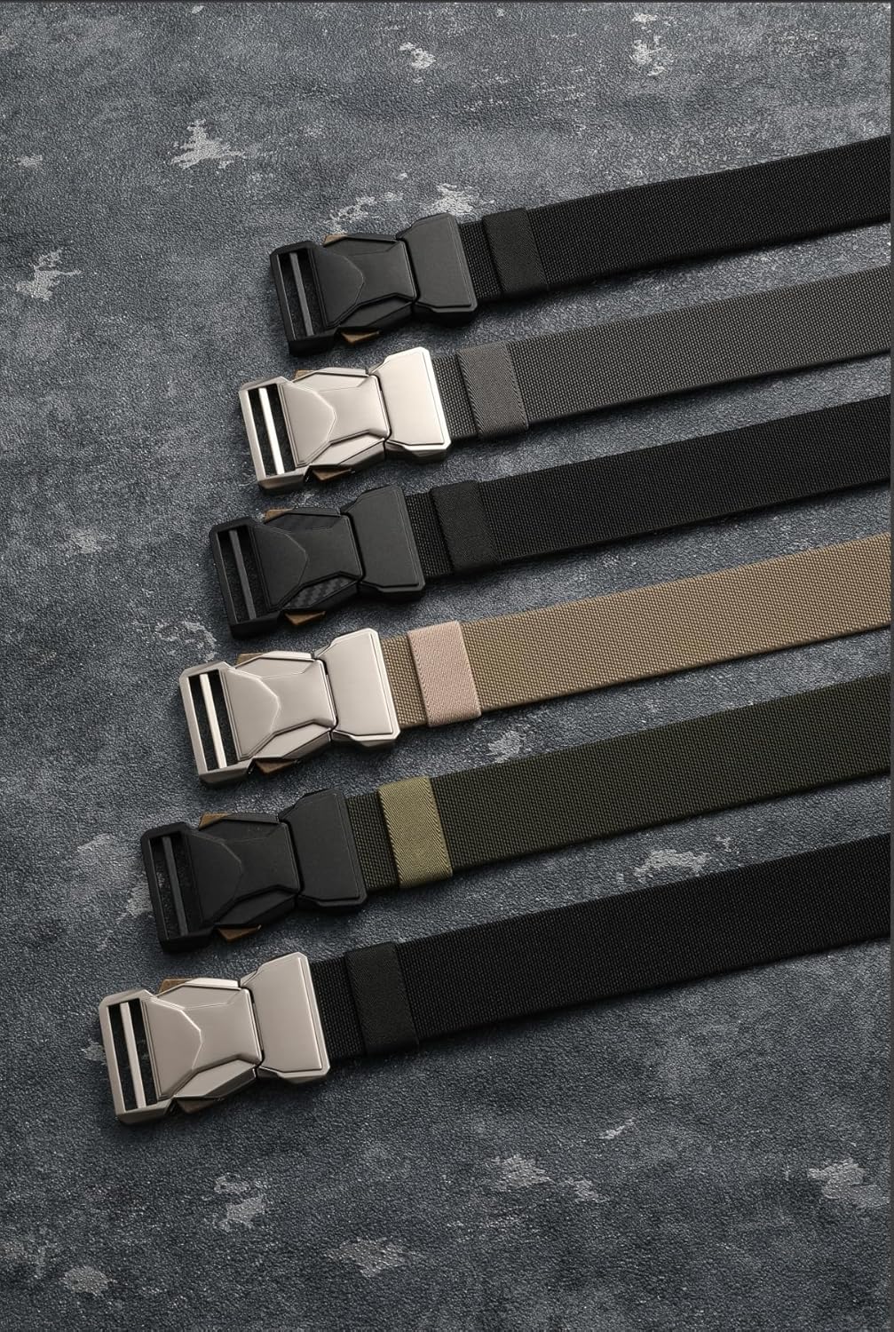 Thumbnail 6 de CHAOREN Tactical Belt Men (1.5” Stretch Belt) with Quick-Release Combat Buckle