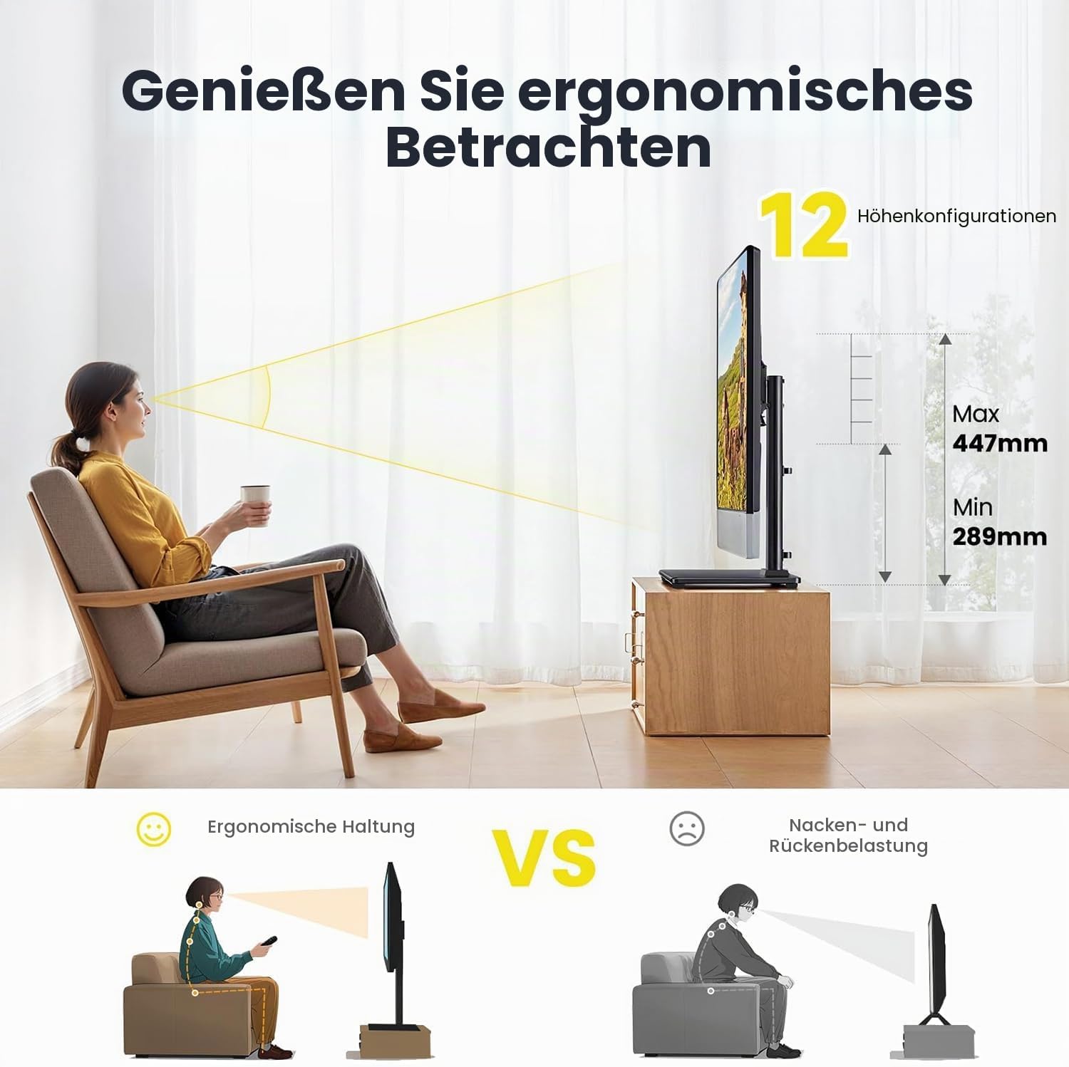 Thumbnail 5 de AM Alphamount TV-Halterung 24–60 Zoll