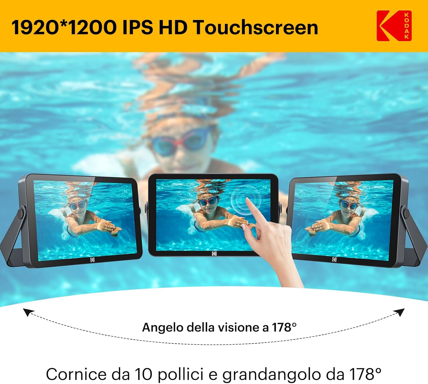 Thumbnail 6 de Kodak Cornice Digitale 10.1 WiFi 32GB