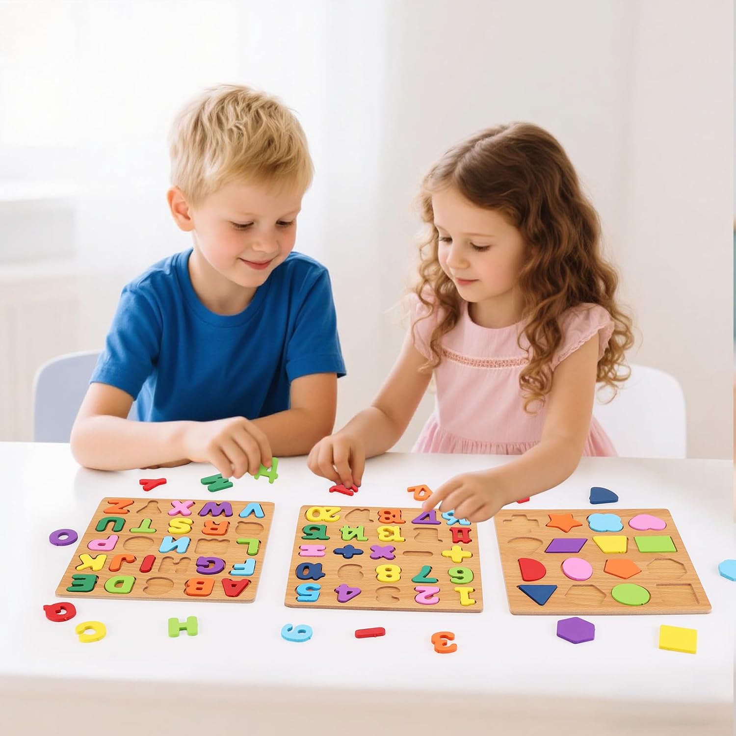 Thumbnail 2 de Alphabet Wooden Puzzles Pack of 3 🧩