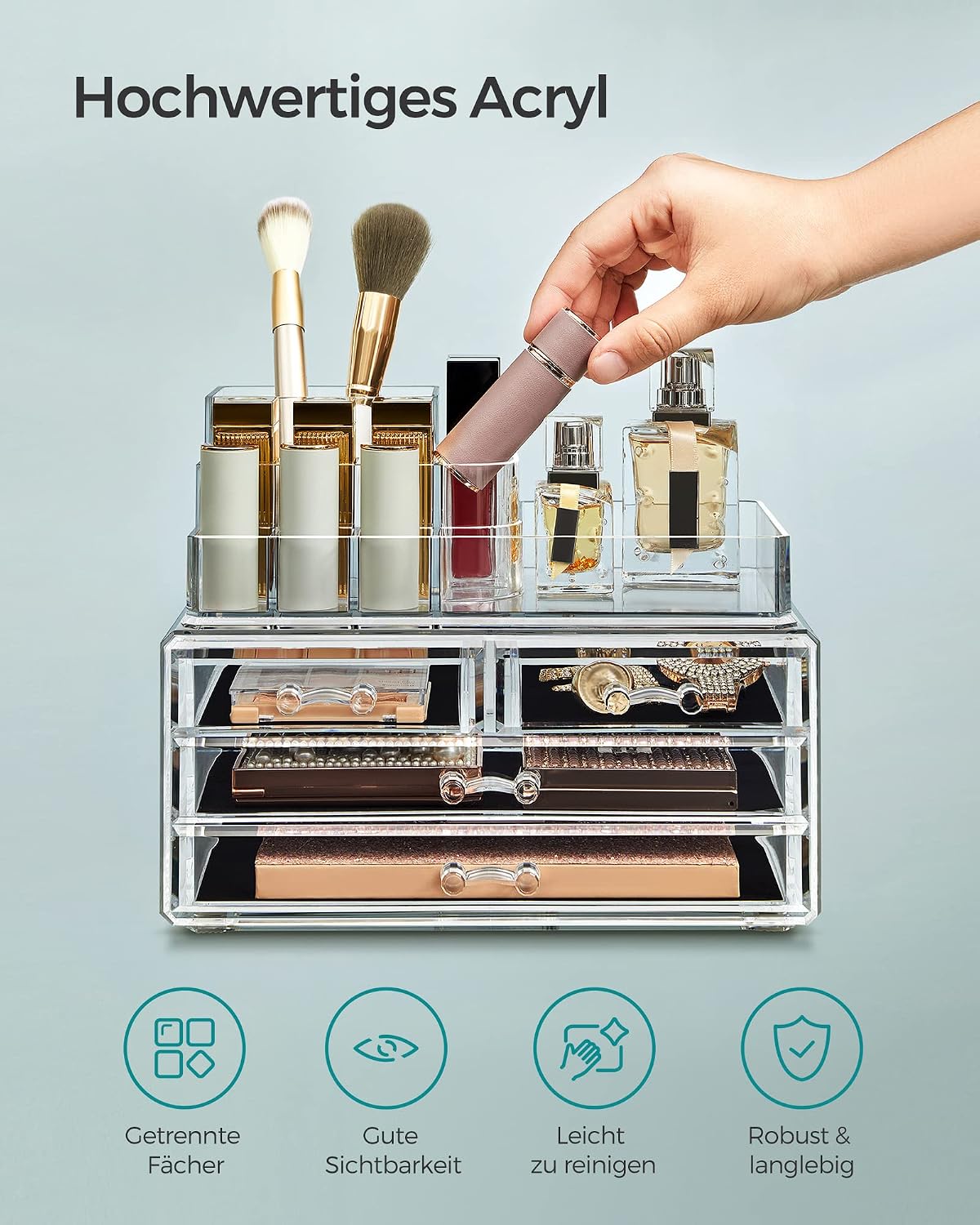 Thumbnail 4 de SONGMICS Make-up Organizer JKA001TP