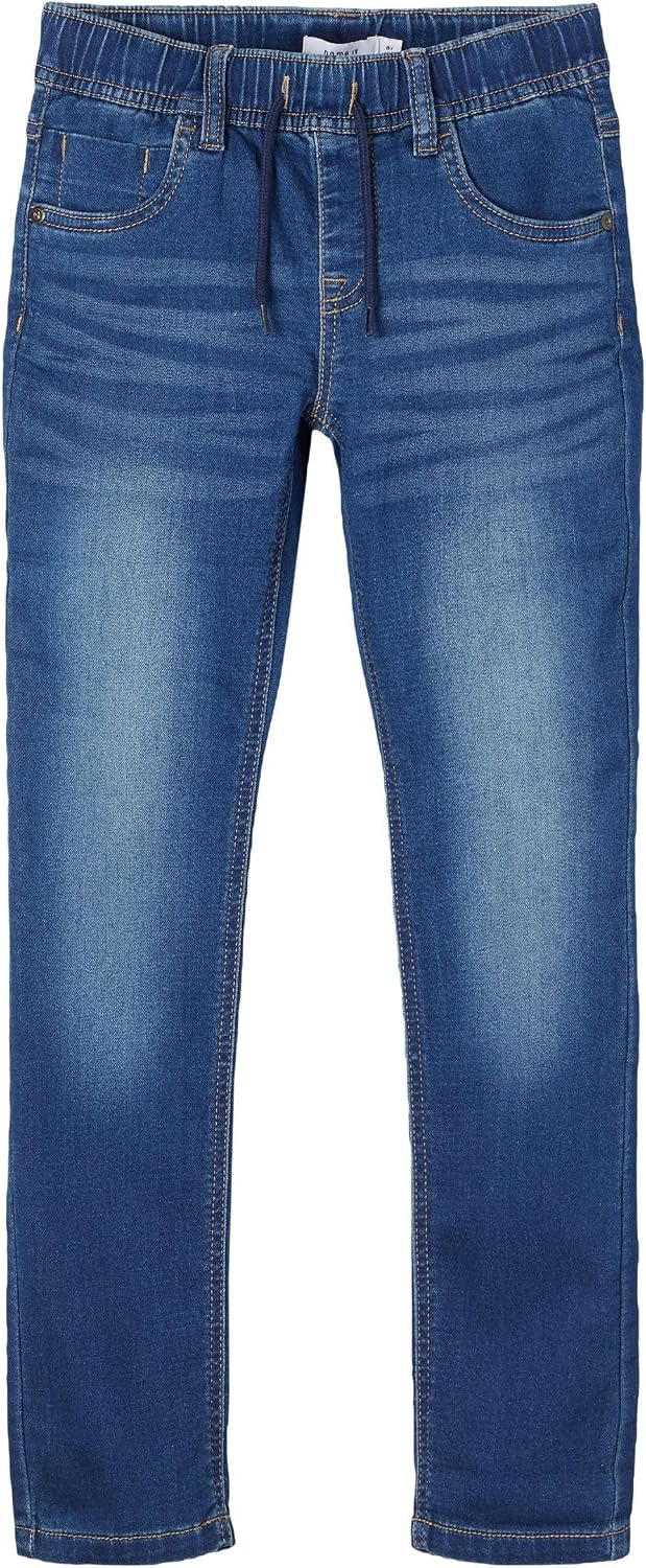 Detalle 2 de NAME IT Jungen Jeans Slim Fit Sweat mit Kordelzug – bequemer Jogger-Style