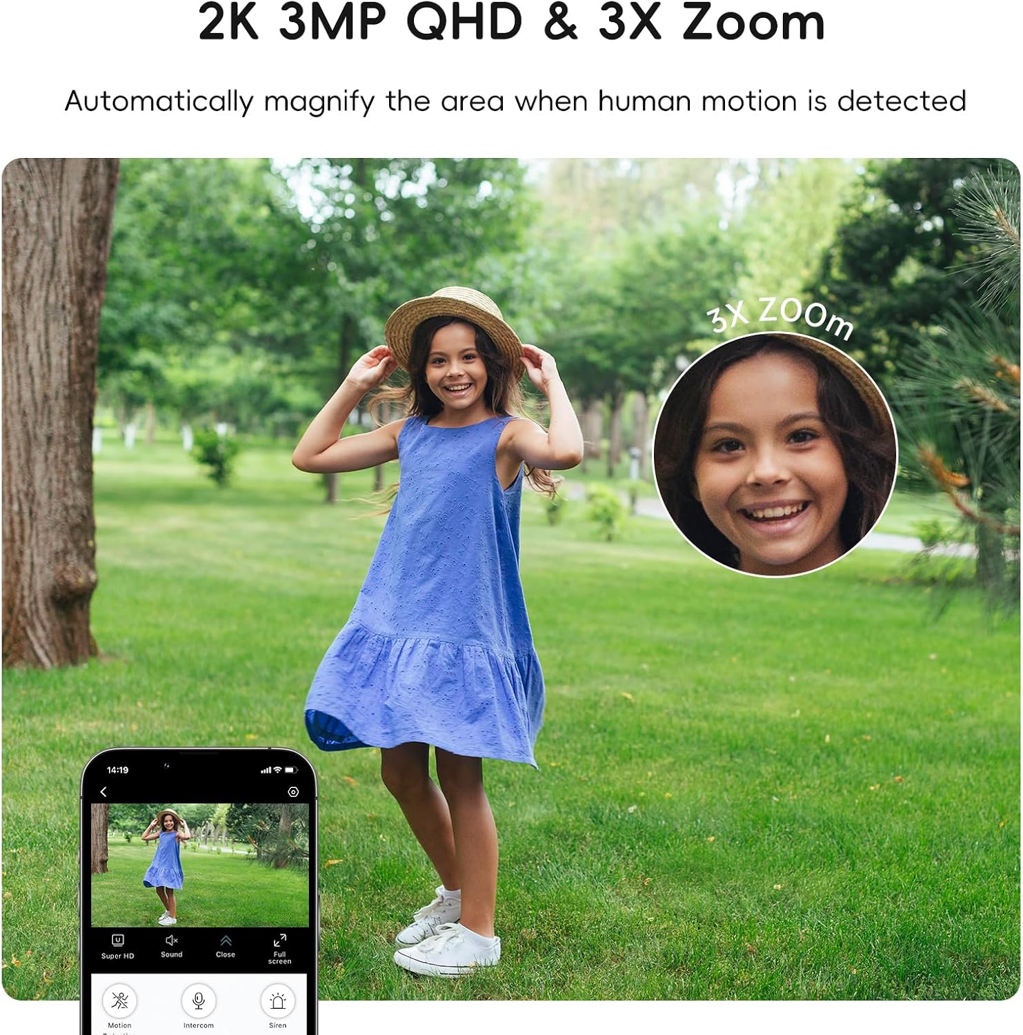 Thumbnail 3 de ANYQOO Window Camera 2K 3MP (2 Pack) – Safe View Security Camera for Through-Glass Vision