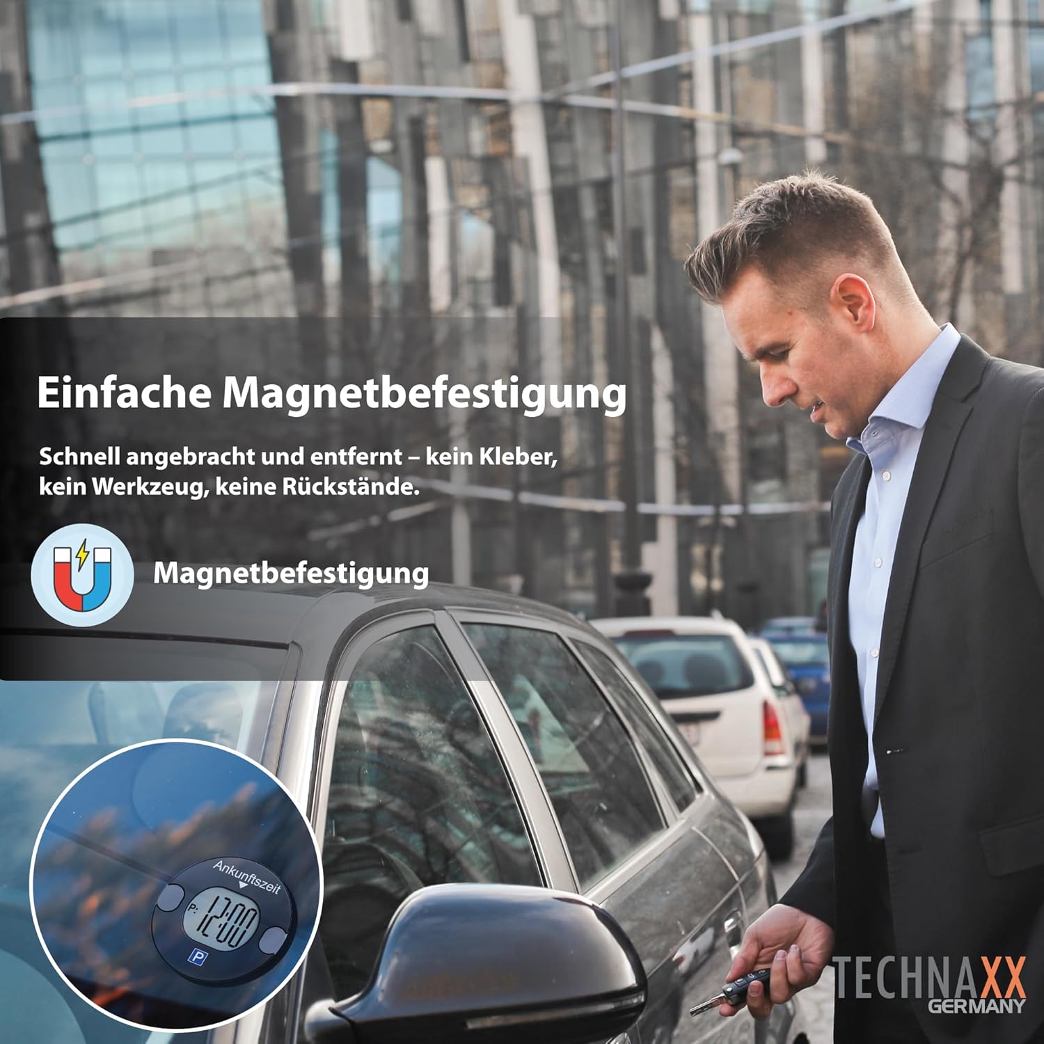 Thumbnail 3 de Technaxx TX-353 elektronische Parkscheibe mit Bewegungssensor und automatischer Zeitumstellung