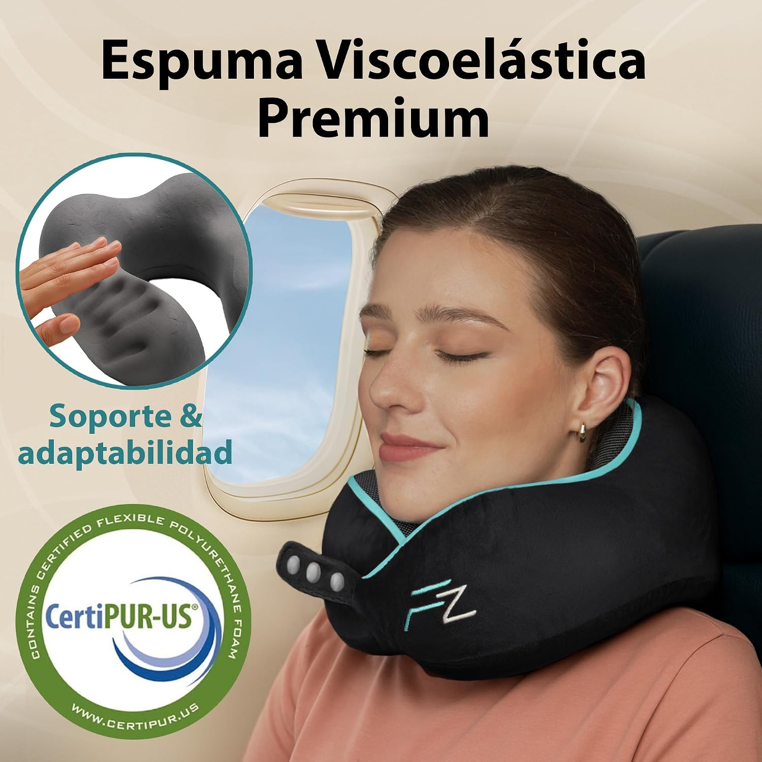 Thumbnail 6 de FLOWZOOM Comfy Almohada Viscoelástica