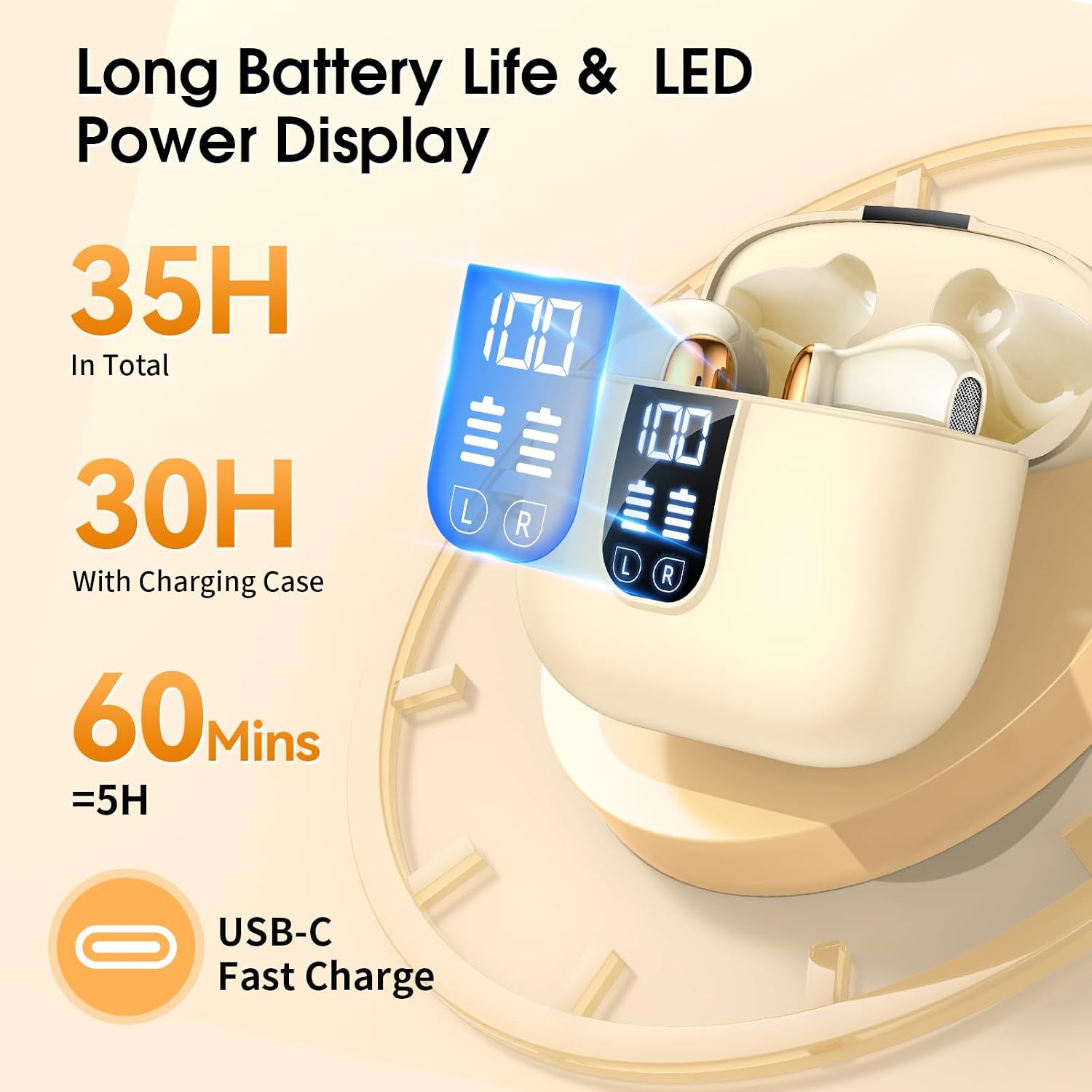 Thumbnail 6 de Bluetooth Kopfhörer 2026: Kabellose In-Ear mit ENC, IP67 und 6 Mikrofonen