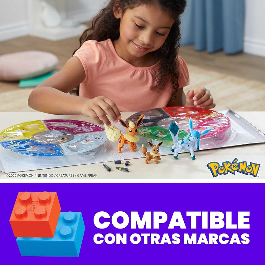 Thumbnail 2 de Mega Construx Pokémon Eevee Evoluciones - Juguete de Construcción 🧩