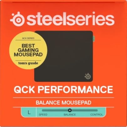 Thumbnail 14 de SteelSeries Alfombrilla QcK L Performance Balance: densidad, deslizamiento y costuras suaves para FPS/MOBA/RTS/MMO