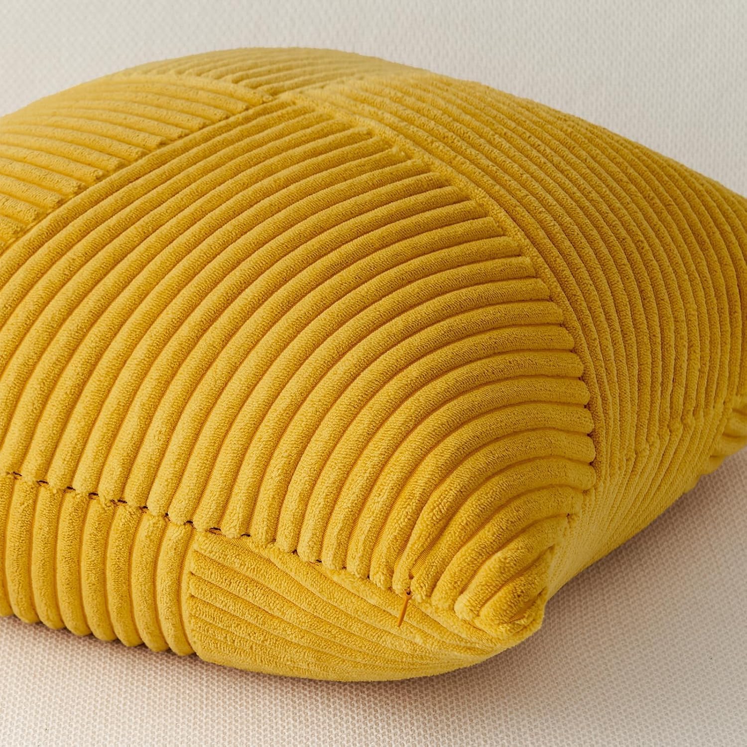 Detalle de Topfinel Fundas Cojines 60x60 Amarillo