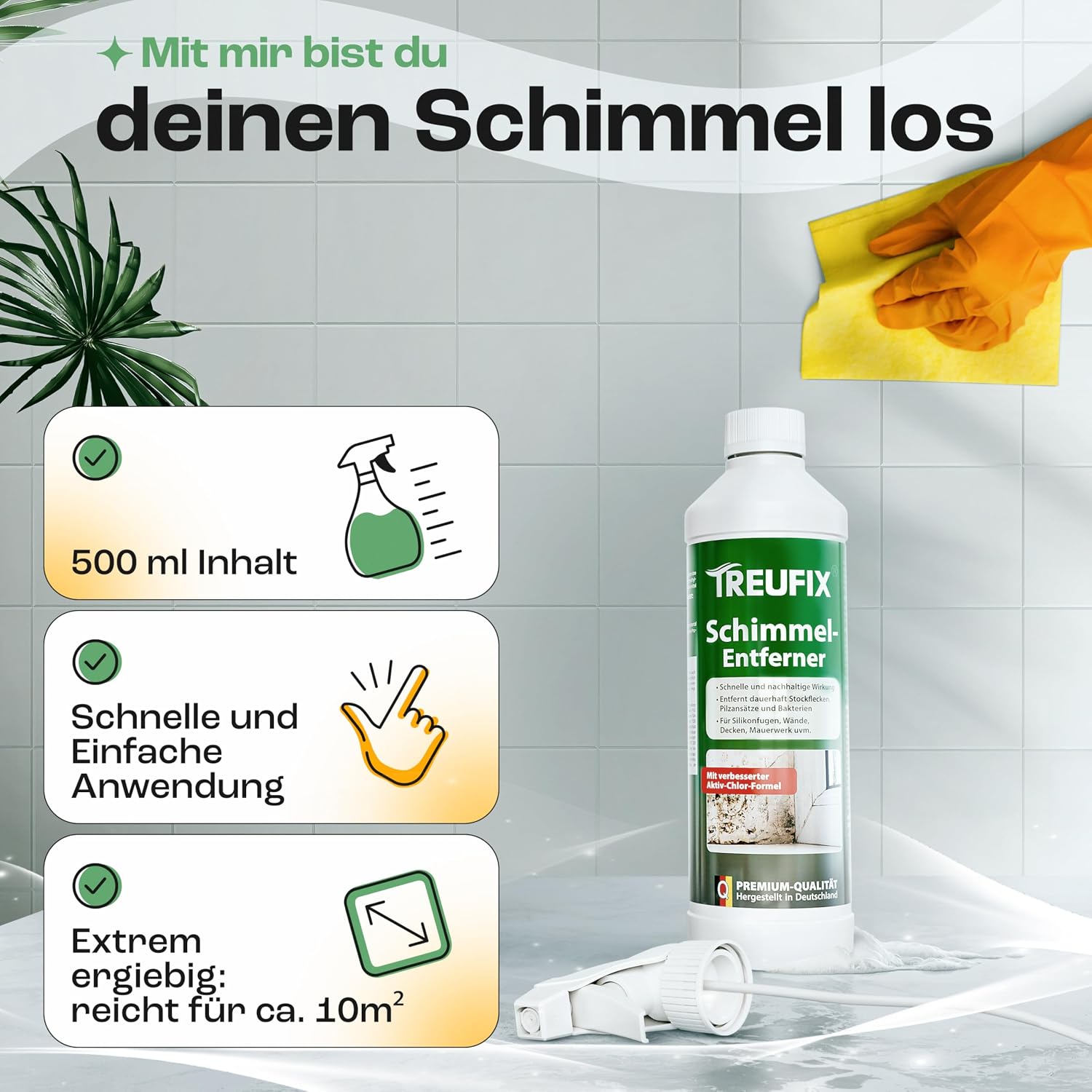 Thumbnail 1 de Treufix Schimmelentferner Aktiv-Chlor Spray
