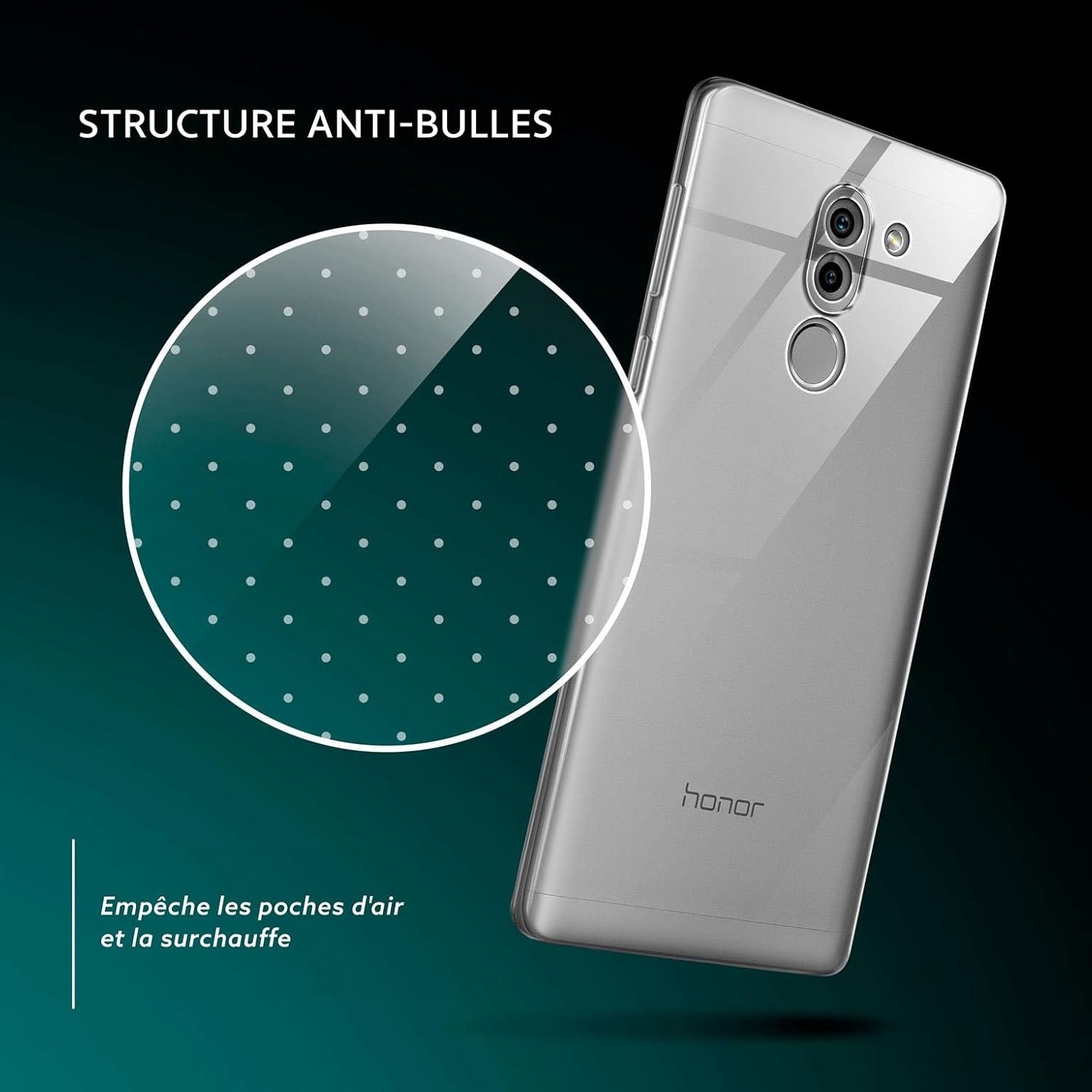 Thumbnail 5 de moex Aero Case Transparent pour Honor6X / GR5 (2017) — coque silicone ultra fine et anti-choc