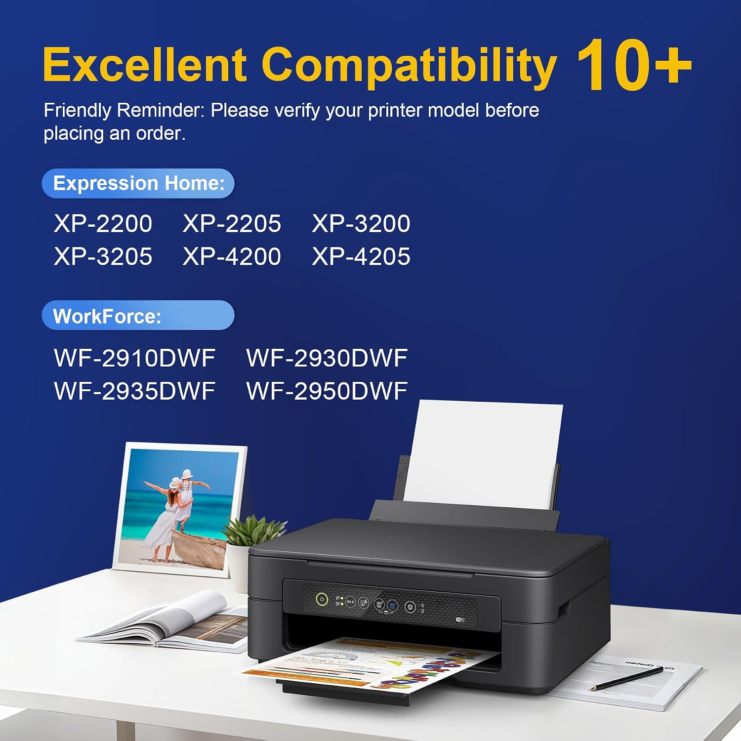 Thumbnail 1 de ColorKing 604XL compatible ink cartridges (10 pack) for Epson 604 | XP Series & WorkForce