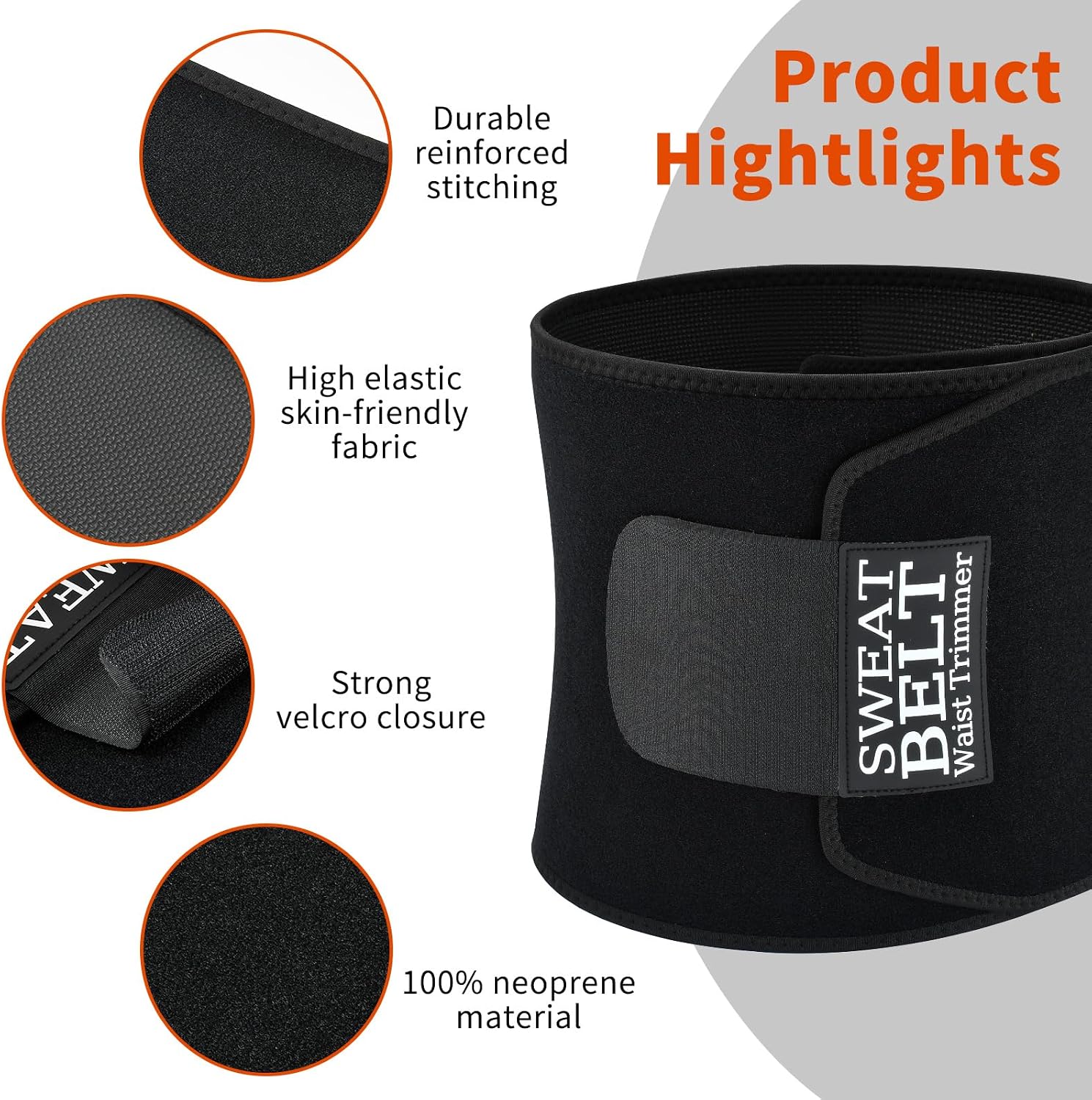 Thumbnail 6 de AMZBOSS Waist Trainer for Women Waist Trimmer, 4.0mm Neoprene, Adjustable Velcro