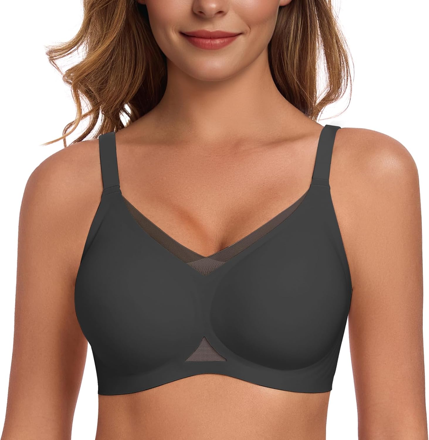 Detalle de Gailife Wireless V Mesh Comfortable Bralette Bra