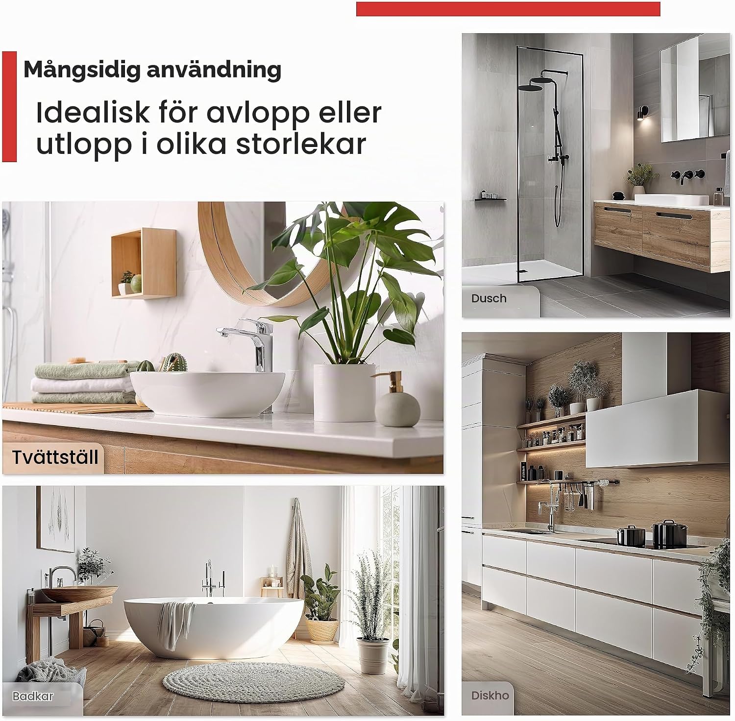 Detalle 2 de Nirox Suglocka avloppsrensare med högt tryck och två gummifästen