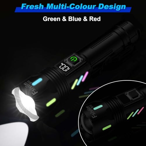 Detalle 2 de Fsiviim 1000000 Lumen Rechargeable Torch: A pragmatic look at this super bright, versatile light