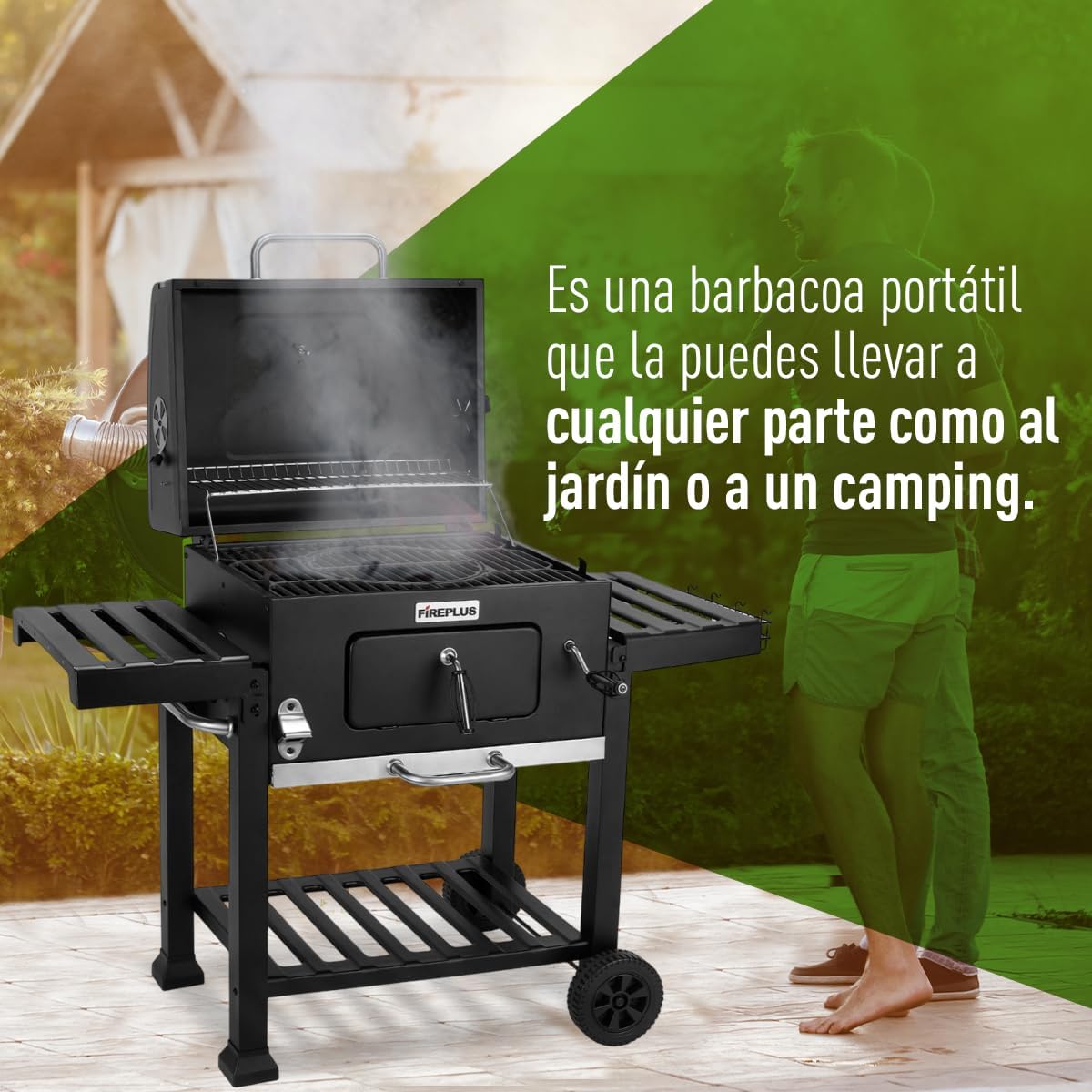 Thumbnail 5 de Amig Fireplus Barbacoa Portátil de Carbón 🍖