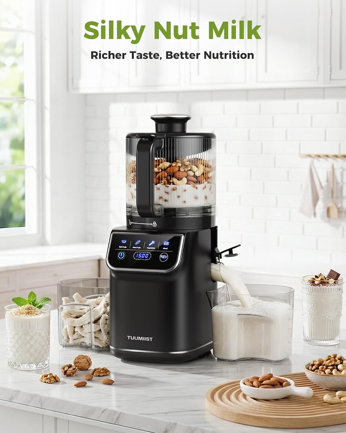 Thumbnail 5 de TUUMIIST TM880 SJ 3-in-1 Cold Press Juicer, 6.5-Inch Chute, 100 oz