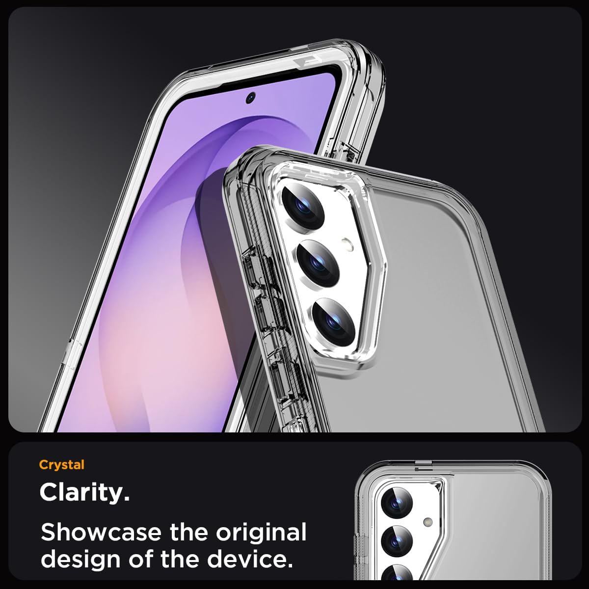 Detalle de AICase Clear Phone Case for Samsung Galaxy S26 Plus