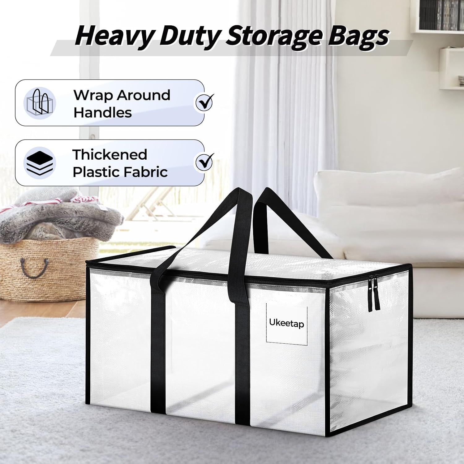 Detalle 2 de 8 Pack Extra Large Moving Bags 24gal