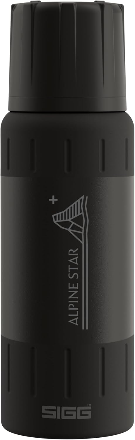 Detalle de SIGG アルパインスター 0.5L 50472 ステンレス保温・保冷ボトル ブラック