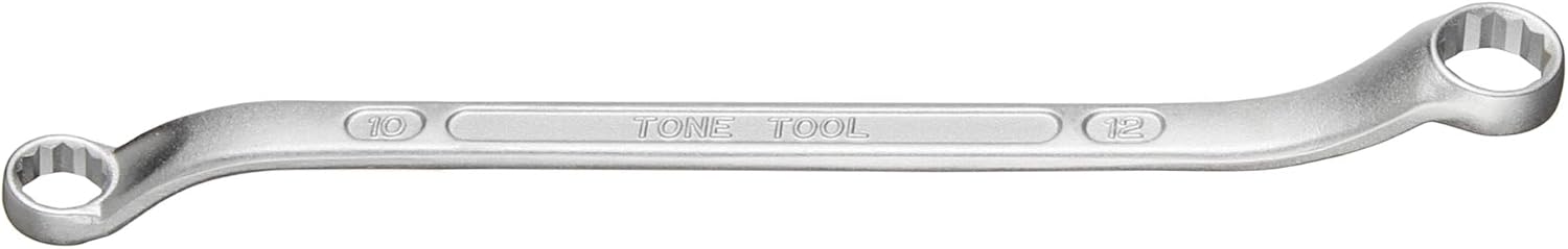 Detalle de トネ(TONE) M4480C ロングメカニックめがねレンチセット 45°×10°・8点