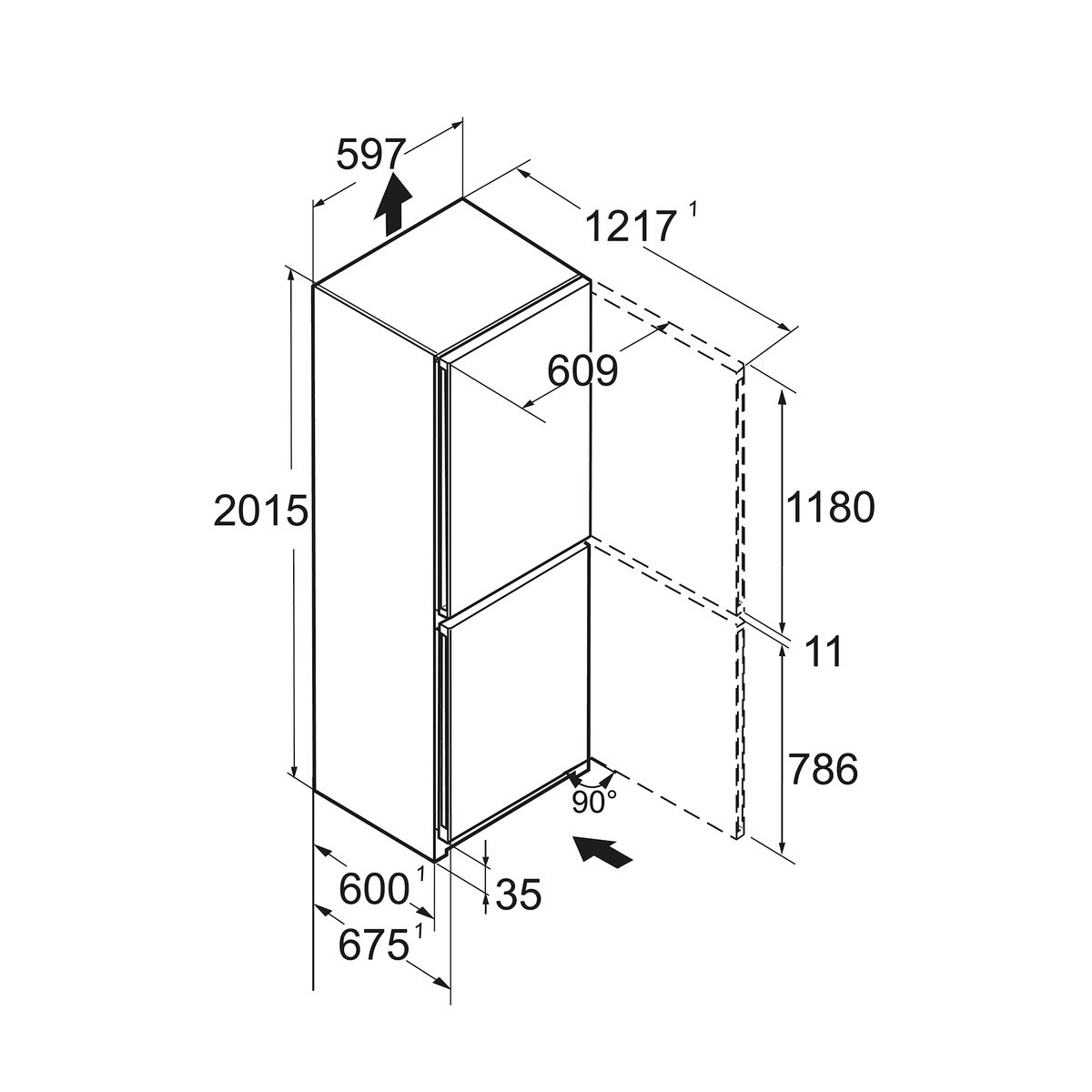 Thumbnail 3 de Liebherr CNSFD 5723 Frigorífico combi No Frost 572 L 🧊