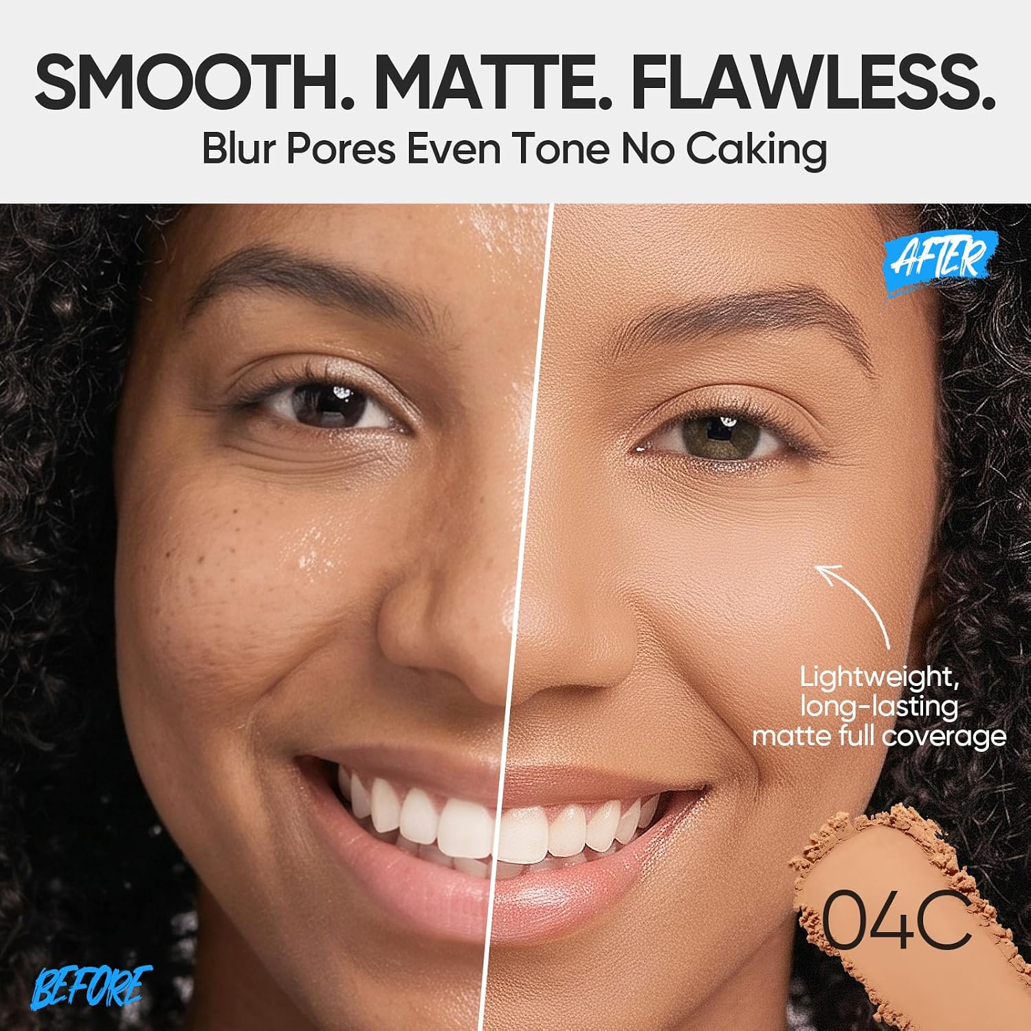 Detalle de SKINTIFIC Ultra Cover Powder Foundation 04C Rose Beige for Oily Skin