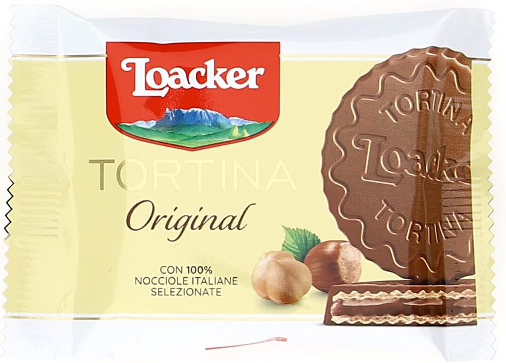 Thumbnail 5 de Loacker Tortine Gran Pasticceria Original – cuore di crema nocciola tra cialde, rivestite di cioccolato al latte (24 tortine monoporzione)