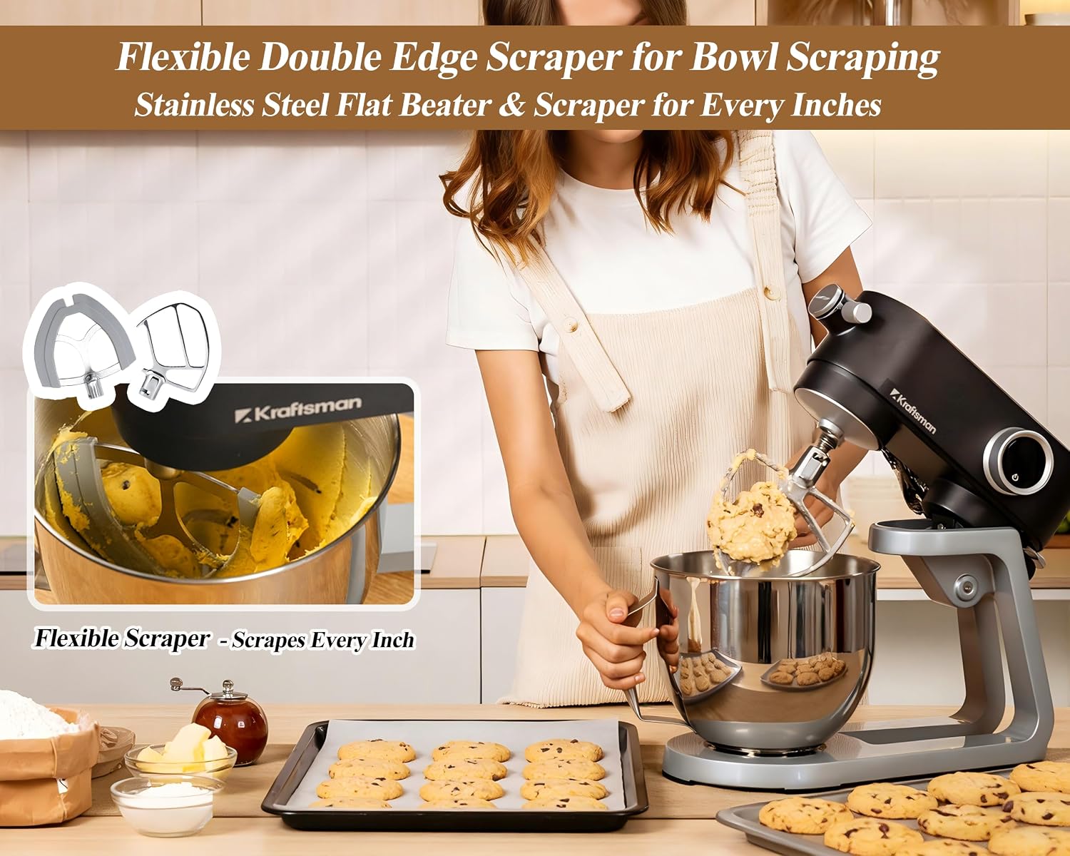 Detalle 2 de Kraftsman Stand Mixer 5.3 Quart 🧁