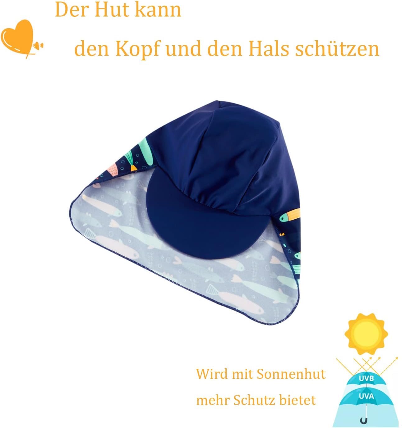 Thumbnail 3 de UMELOK Baby Badeanzug mit Sonnenhut UV-Schutz (UPF 50+)