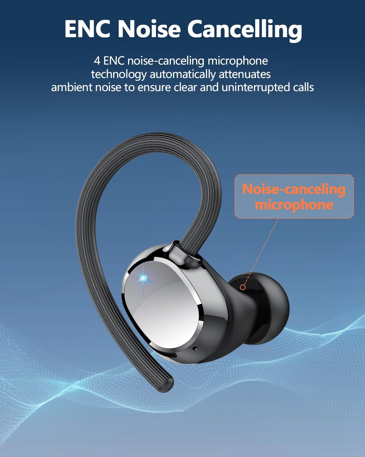Detalle de Lekaby Q22 Bluetooth Kopfhörer 128 Std